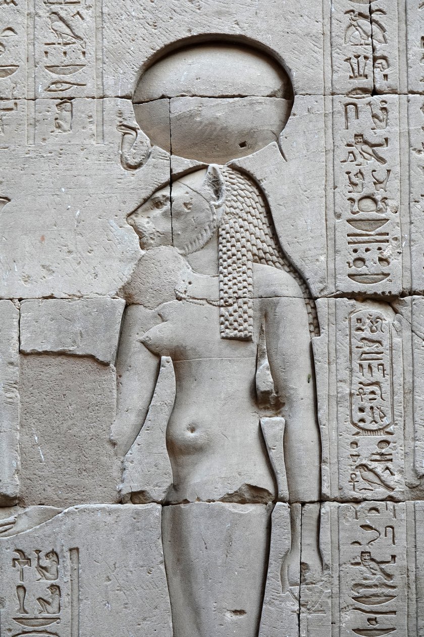 Sekhmet, Horus-templet, Edfu af Egyptian Egyptian
