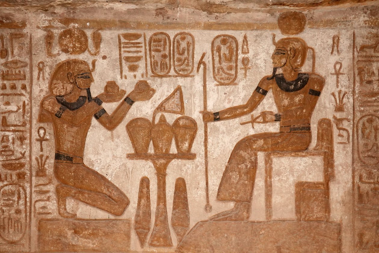 Det store tempel i Abu Simbel af Egyptian Egyptian