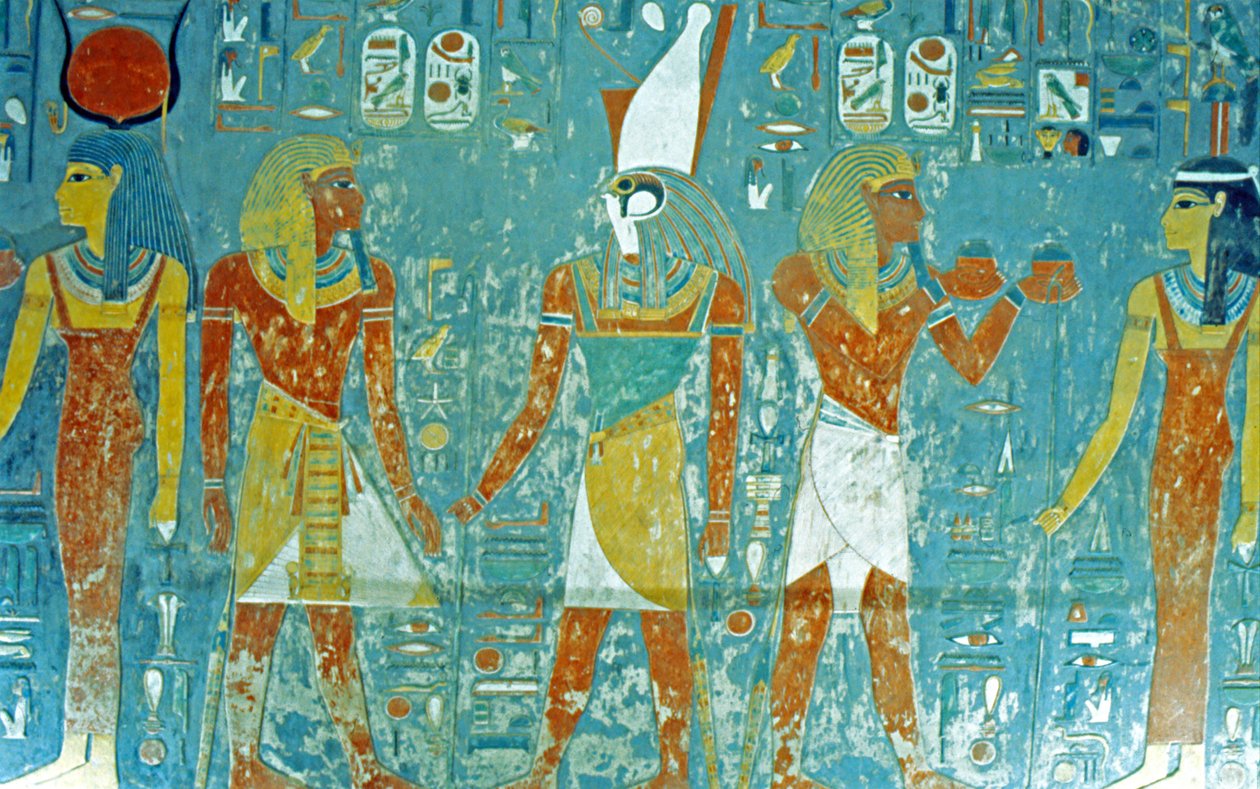 Kongernes Dal, Horemhebs grav Farao foran Osiris, Isis, Ma
