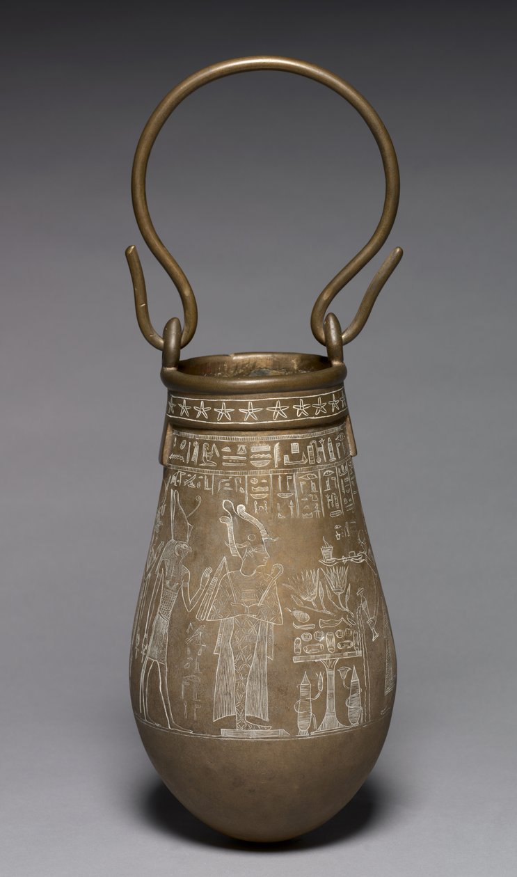 Dekoreret Situla, 305-30 f.Kr af Egyptian Ptolemaic Period