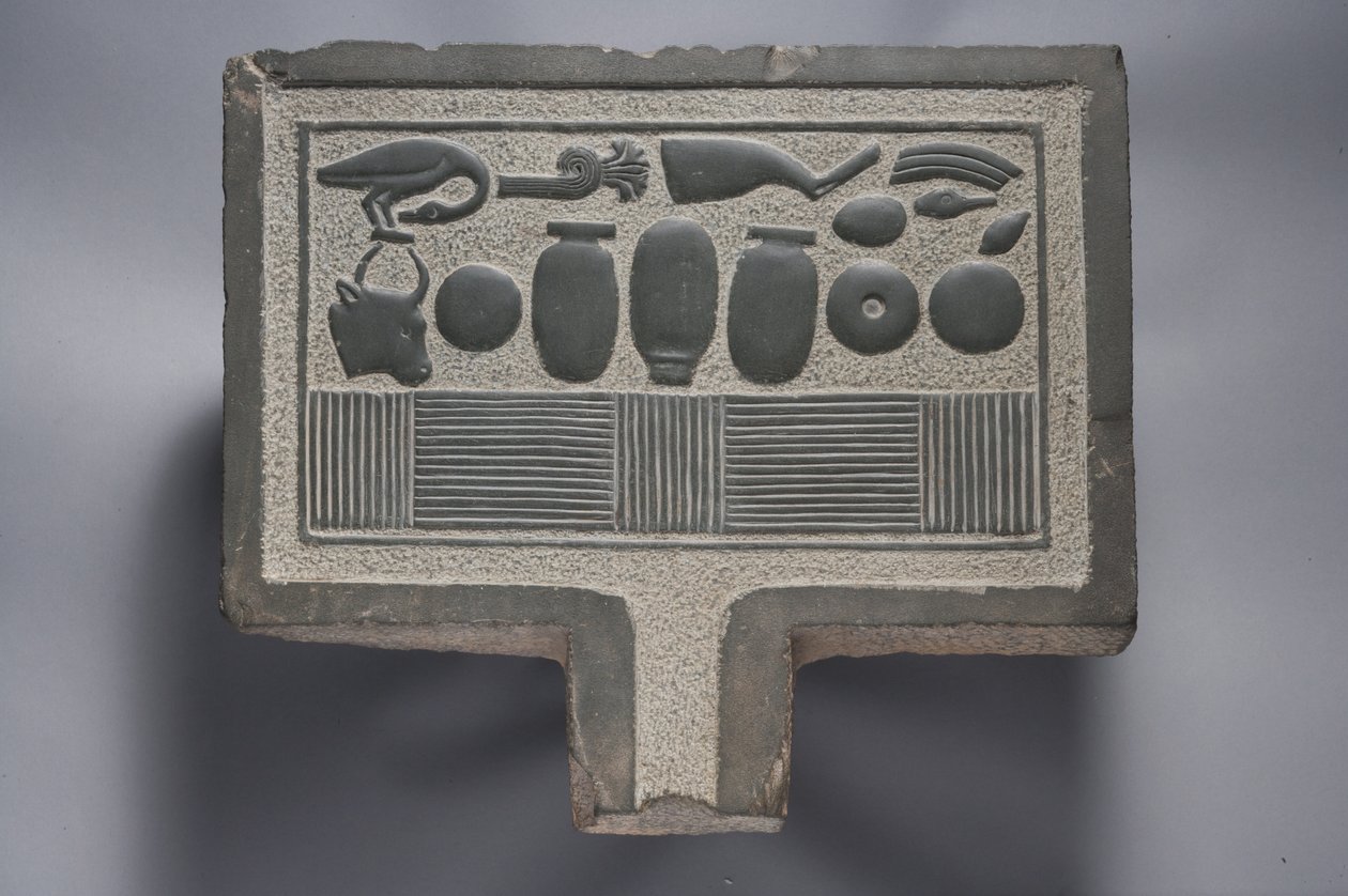 Offerbord (gråvægt) af Egyptian Ptolemaic Period