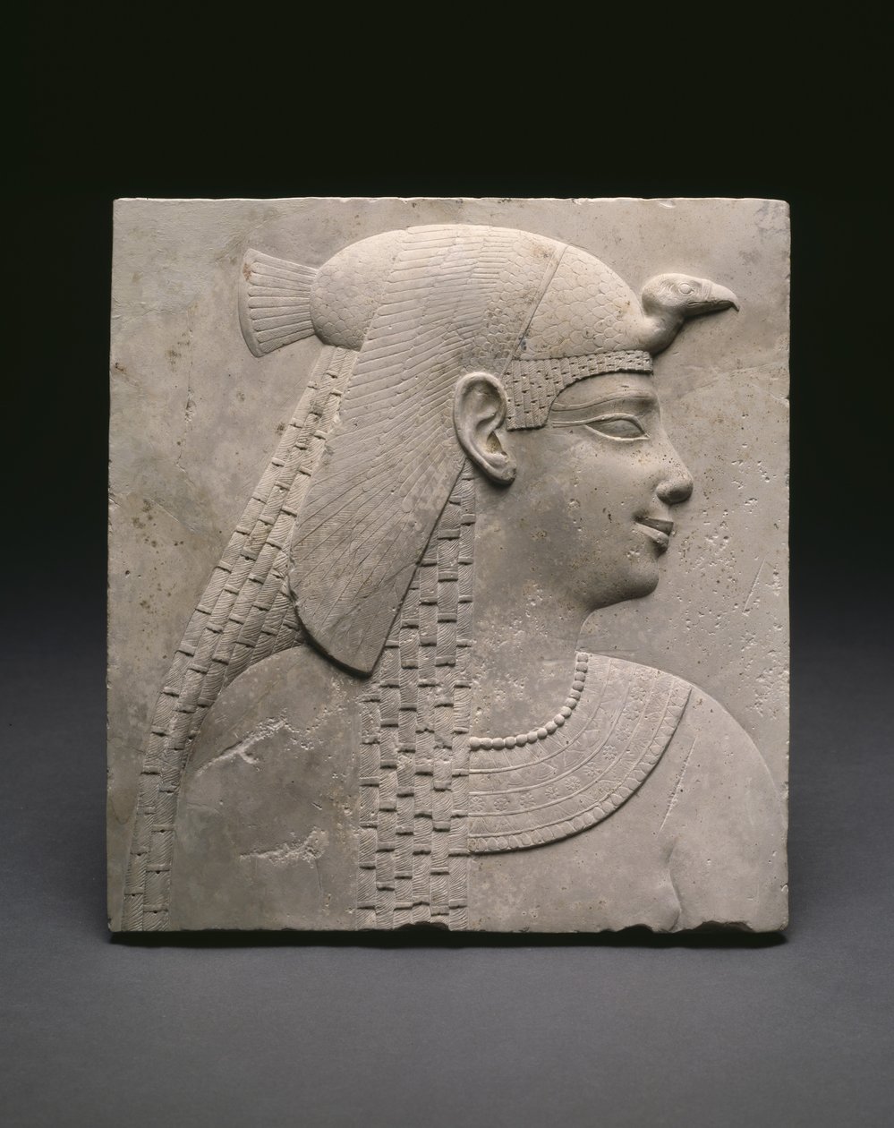 Reliefplade, der viser en dronning eller gudinde, ptolemæisk periode af Egyptian Ptolemaic Period