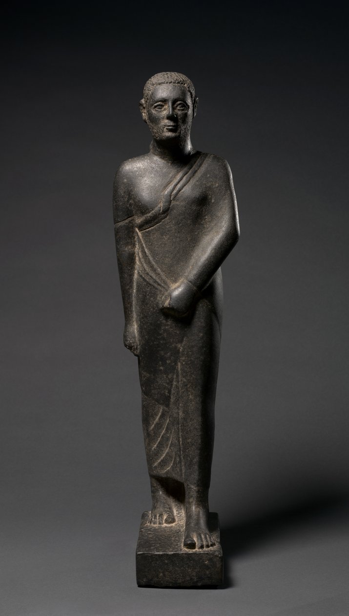 Statue af en mand, 200-100 f.Kr. eller senere af Egyptian Ptolemaic Period