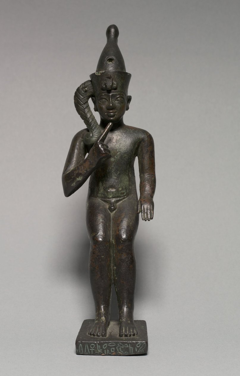 Statuette af Harpocrates, 304-30 f.Kr af Egyptian Ptolemaic Period