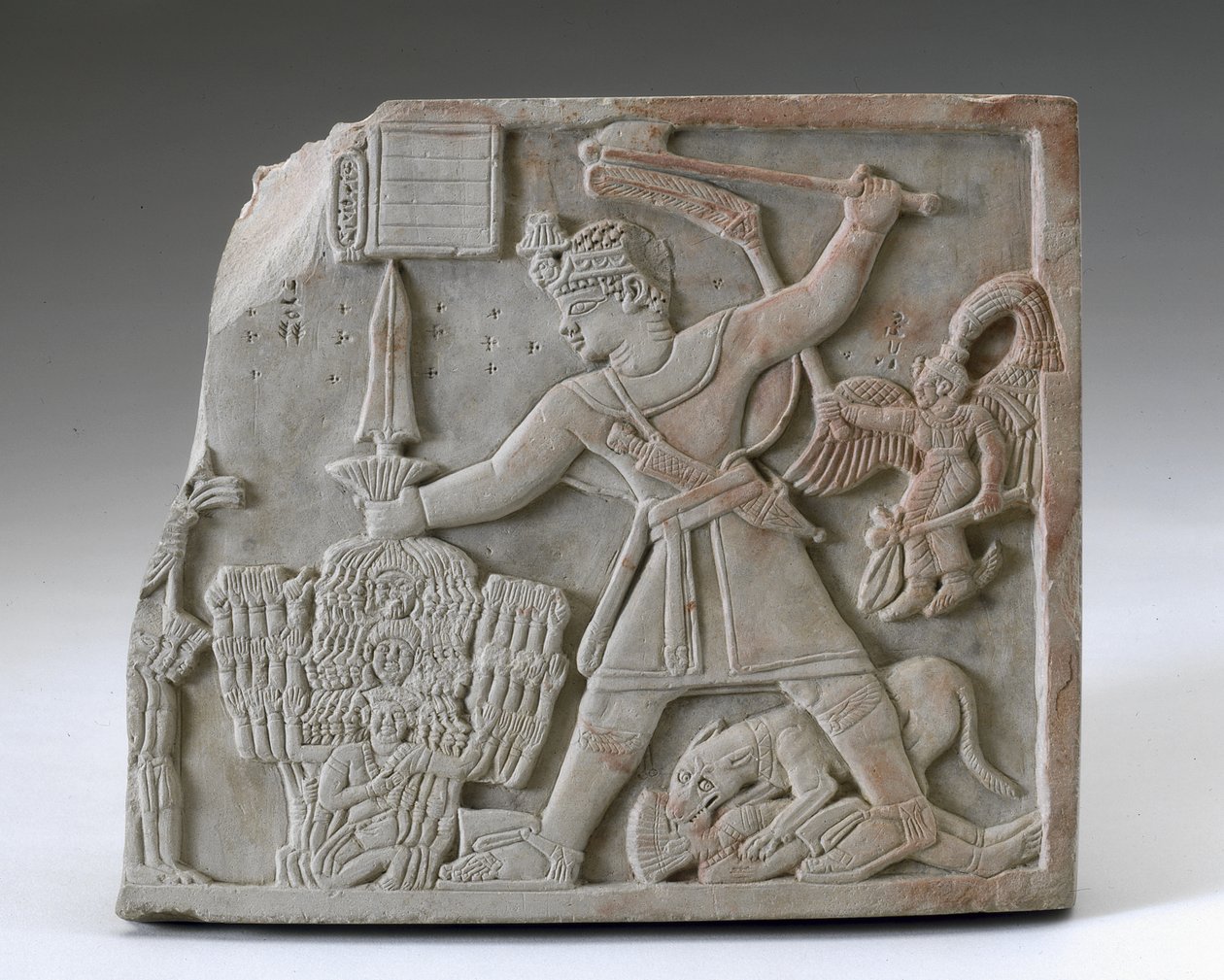Prins Arikankharer dræber sine fjender, Meroe af Egyptian School