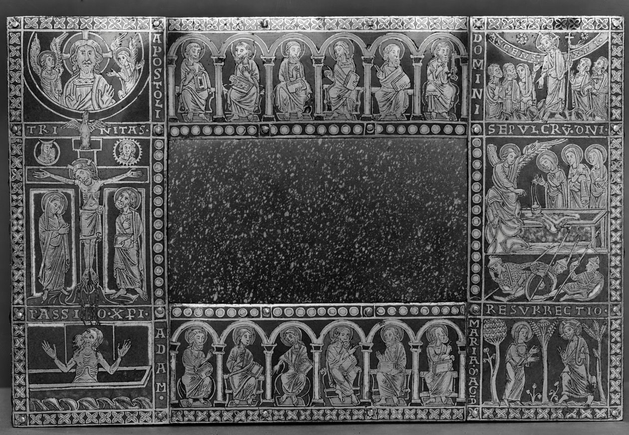 Bærbart alter på St. Mauritius af Eilbertus of Cologne (fl.1129 60)