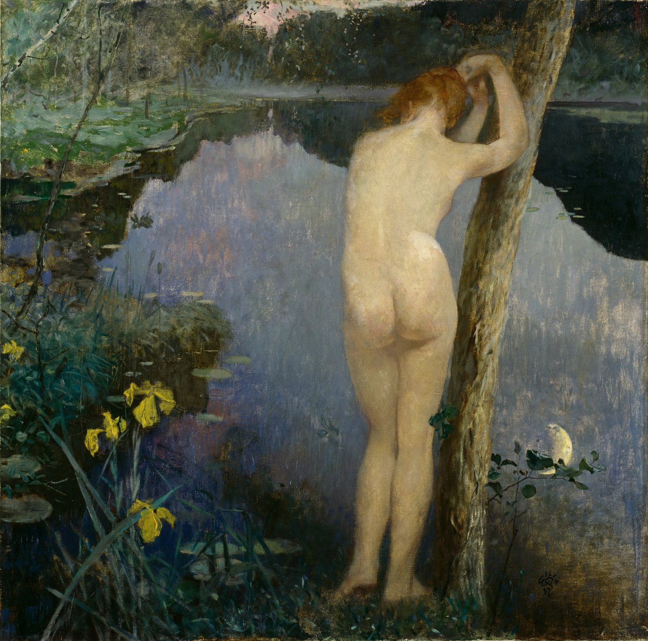 Nocturne af Hjalmer Eilif Emanuel Peterssen
