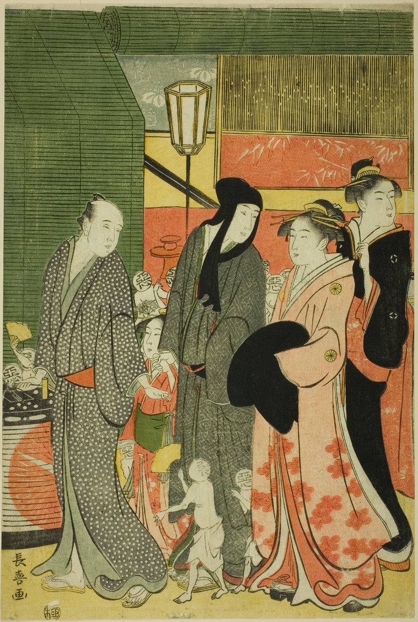 Gode og onde påvirkninger (Zendama akudama) af Eishōsai Chōki