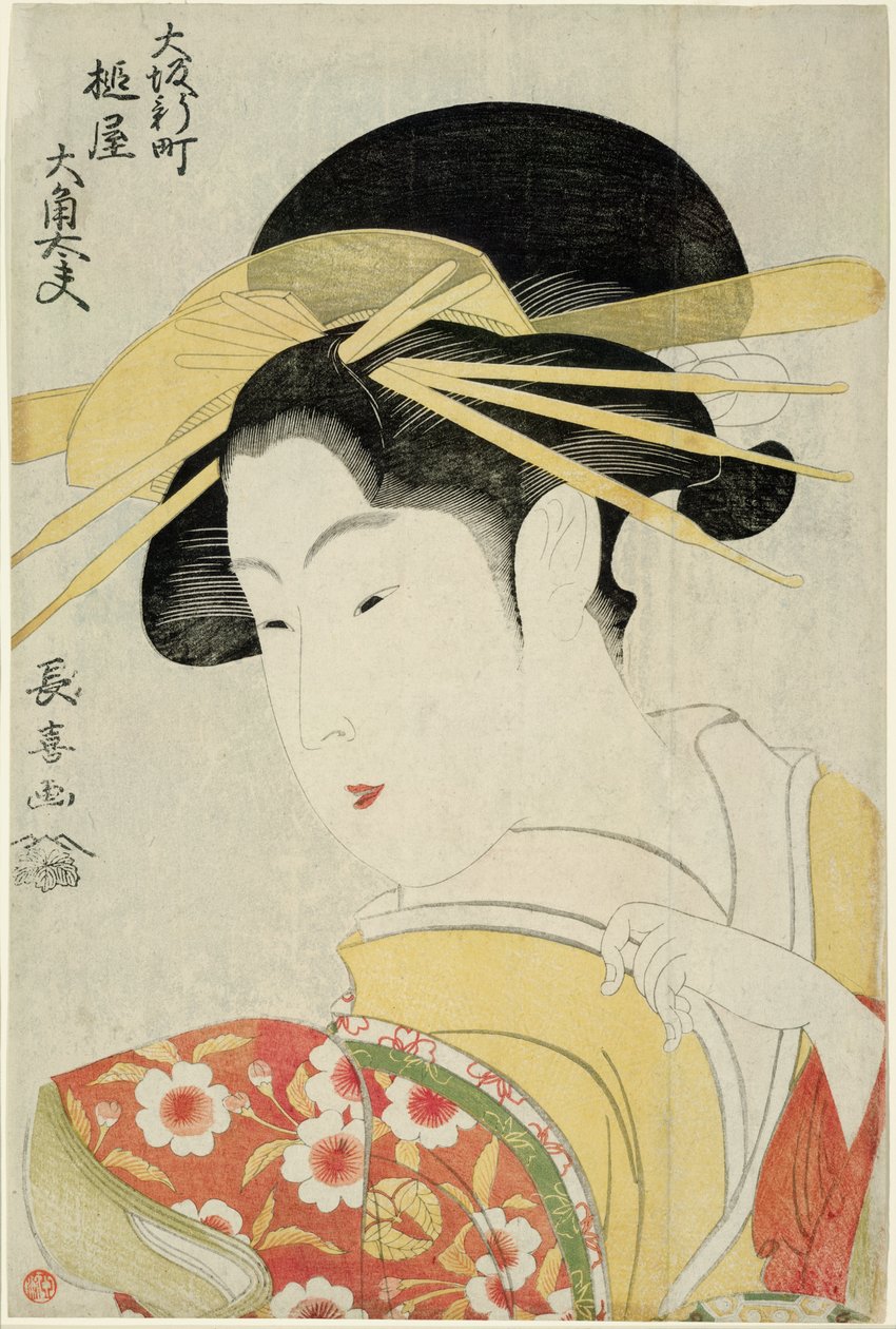 Osumi, Atayu af tee-jord og medlem af Shinmachi Kua r hånd r medlem Kosaka af Eishōsai Chōki