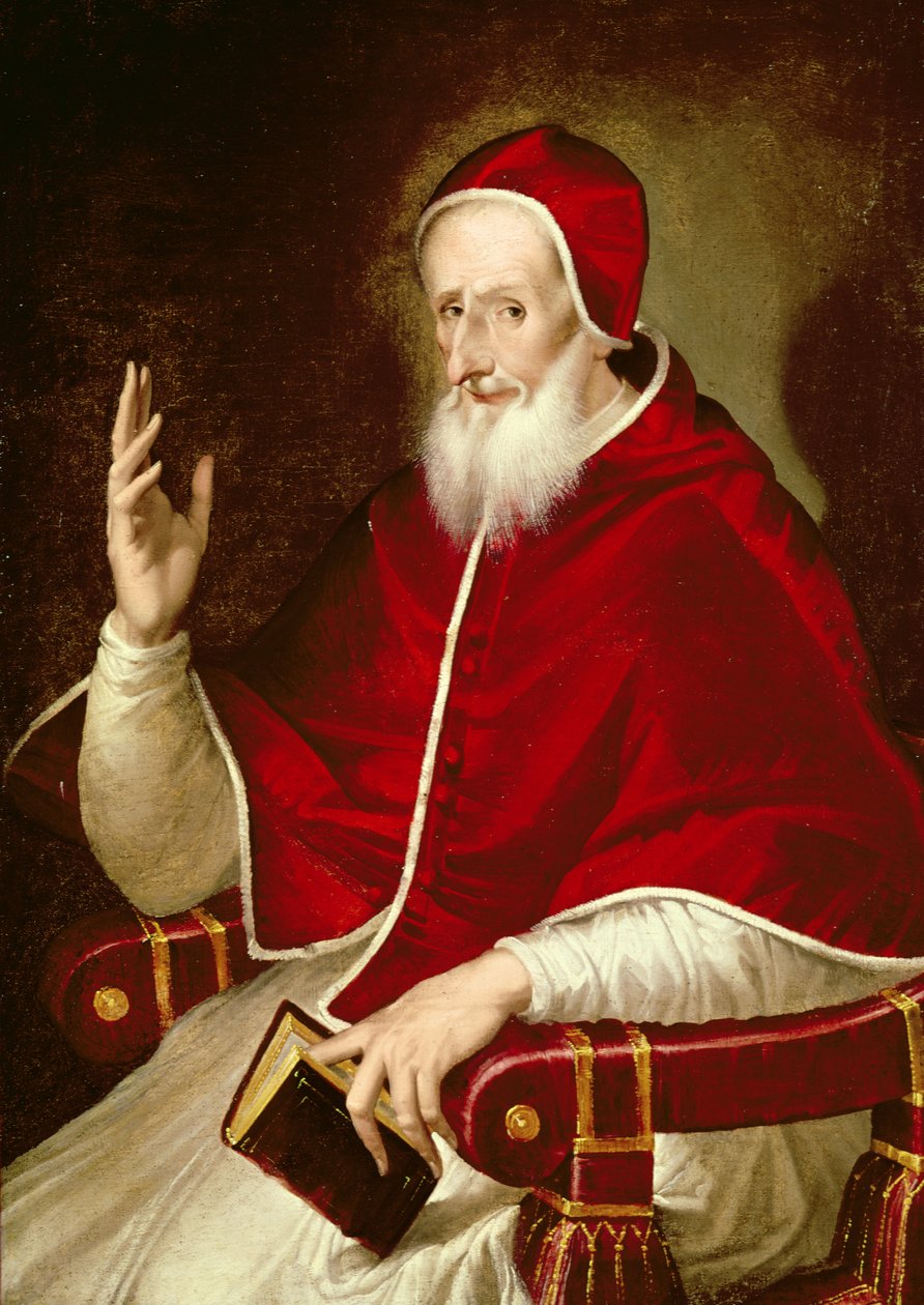 Portræt af pave Pius V (1504-1572), ca. 1571 af El Greco