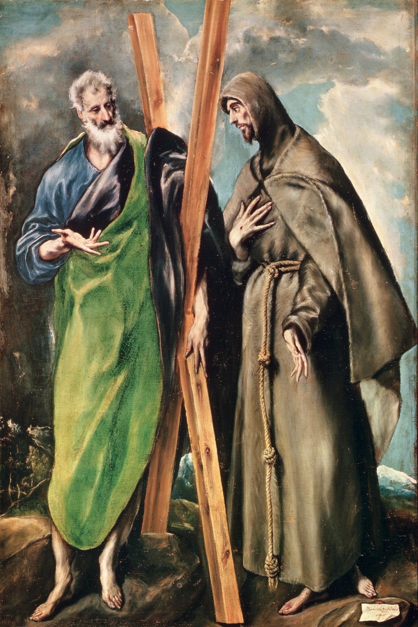 SS. Andreas og Frans af Assisi, efter 1576 af El Greco