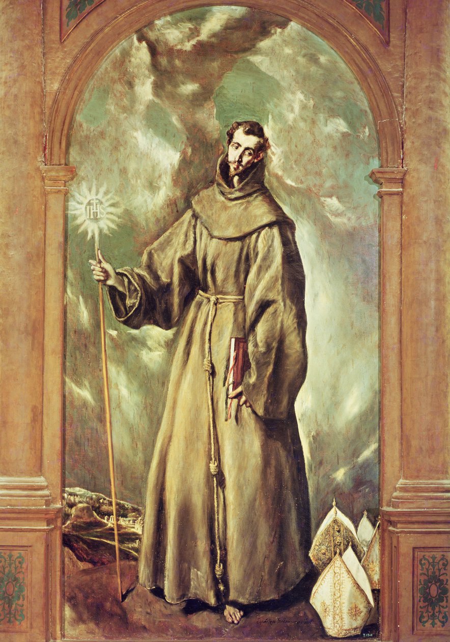 Sankt Bernhard af Clairvaux, 1603 af El Greco