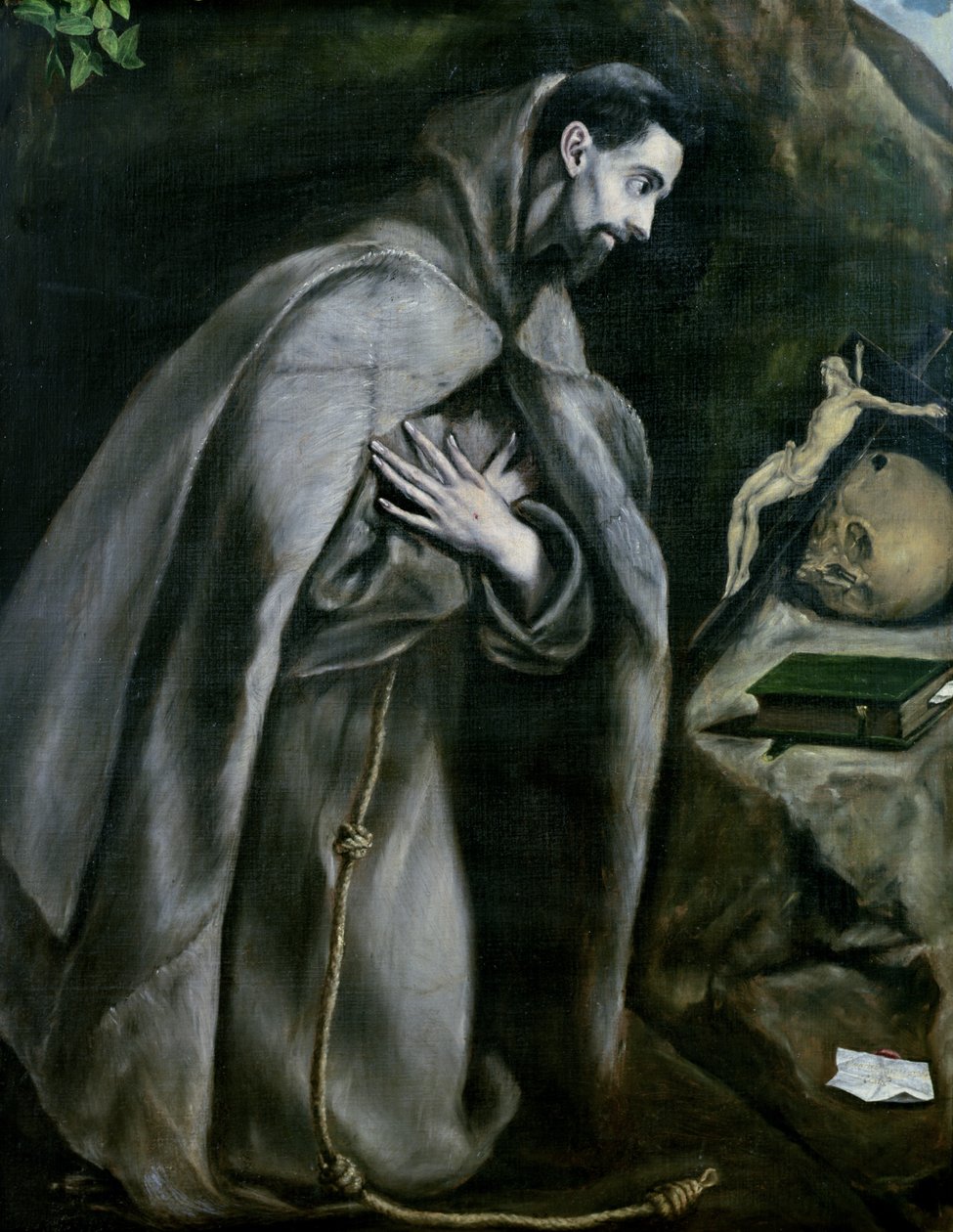 Sankt Frans af Assisi, 1580-95 af El Greco