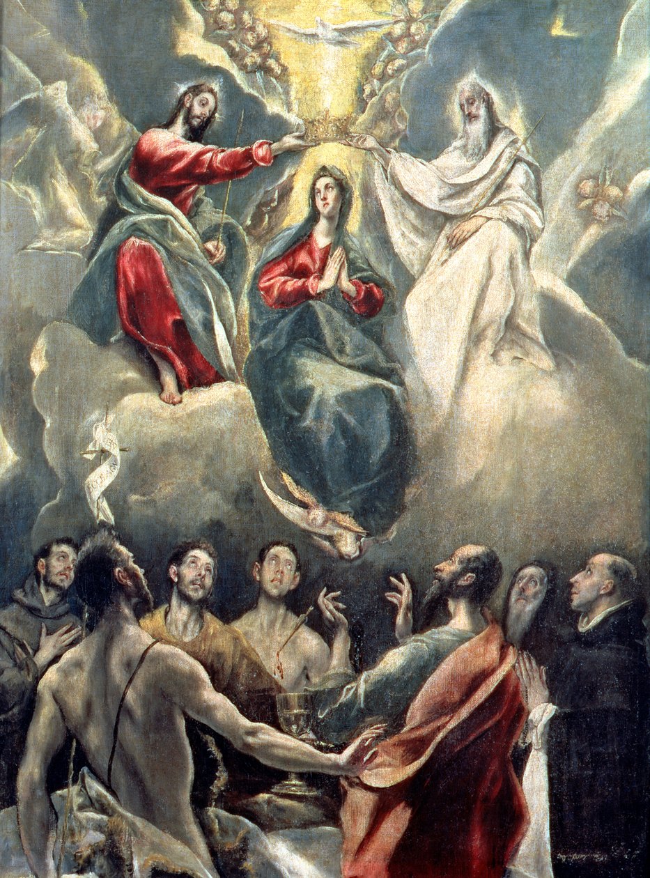 Jomfruens kroning af El Greco