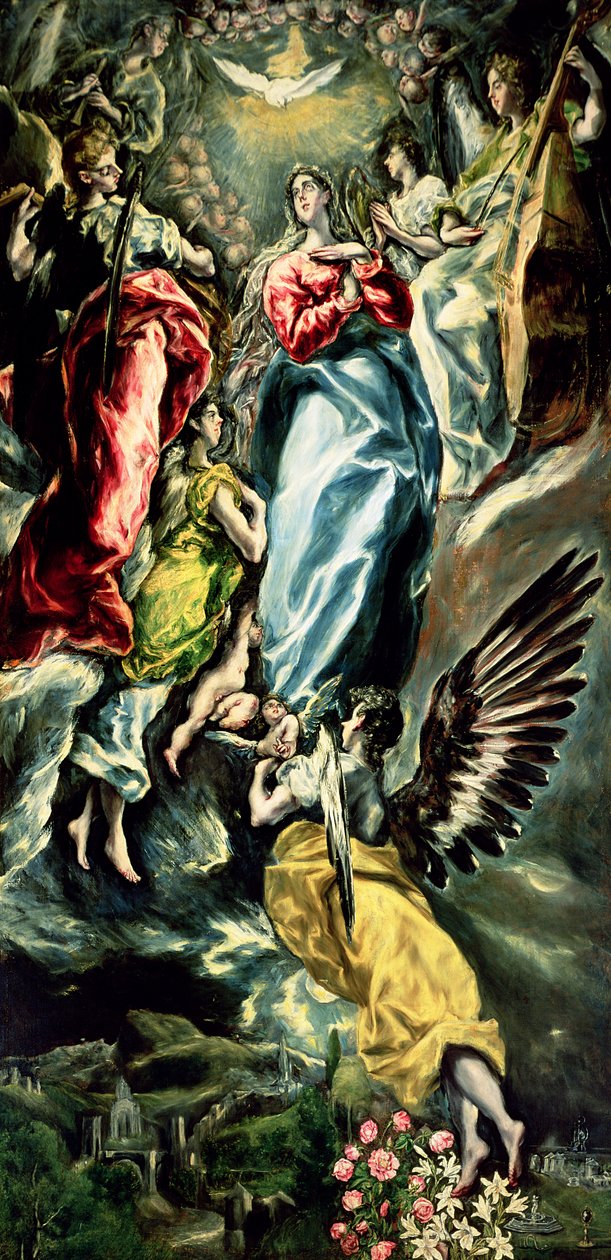 Den ubesmittede undfangelse, 1607-13 af El Greco