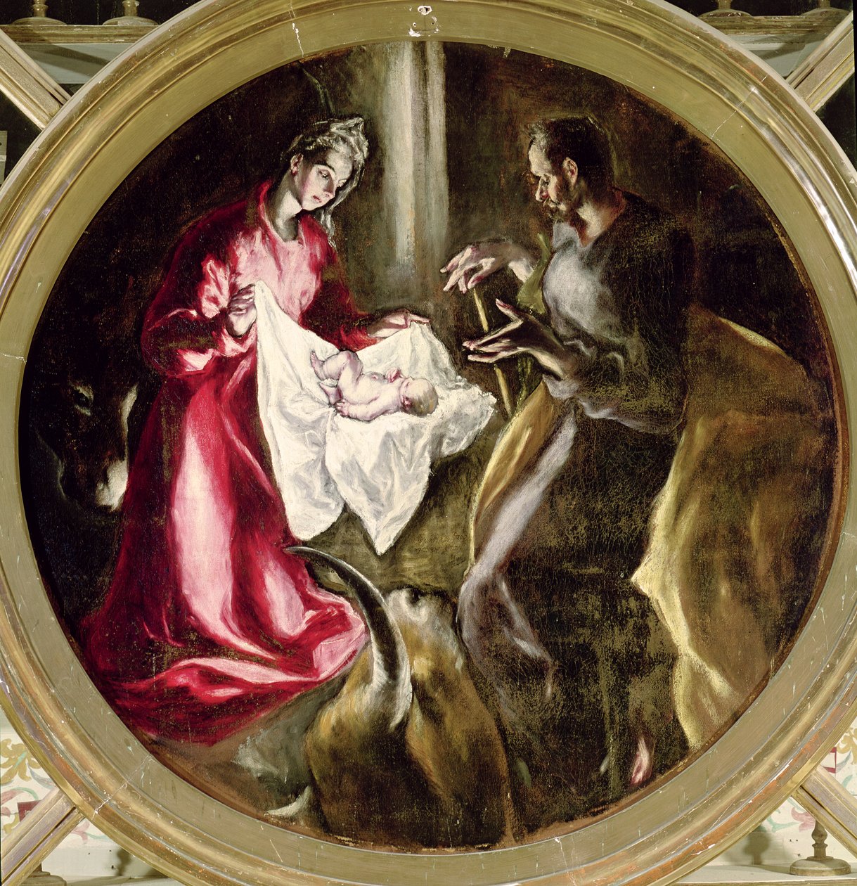 Fødselen, 1597-1603 af El Greco