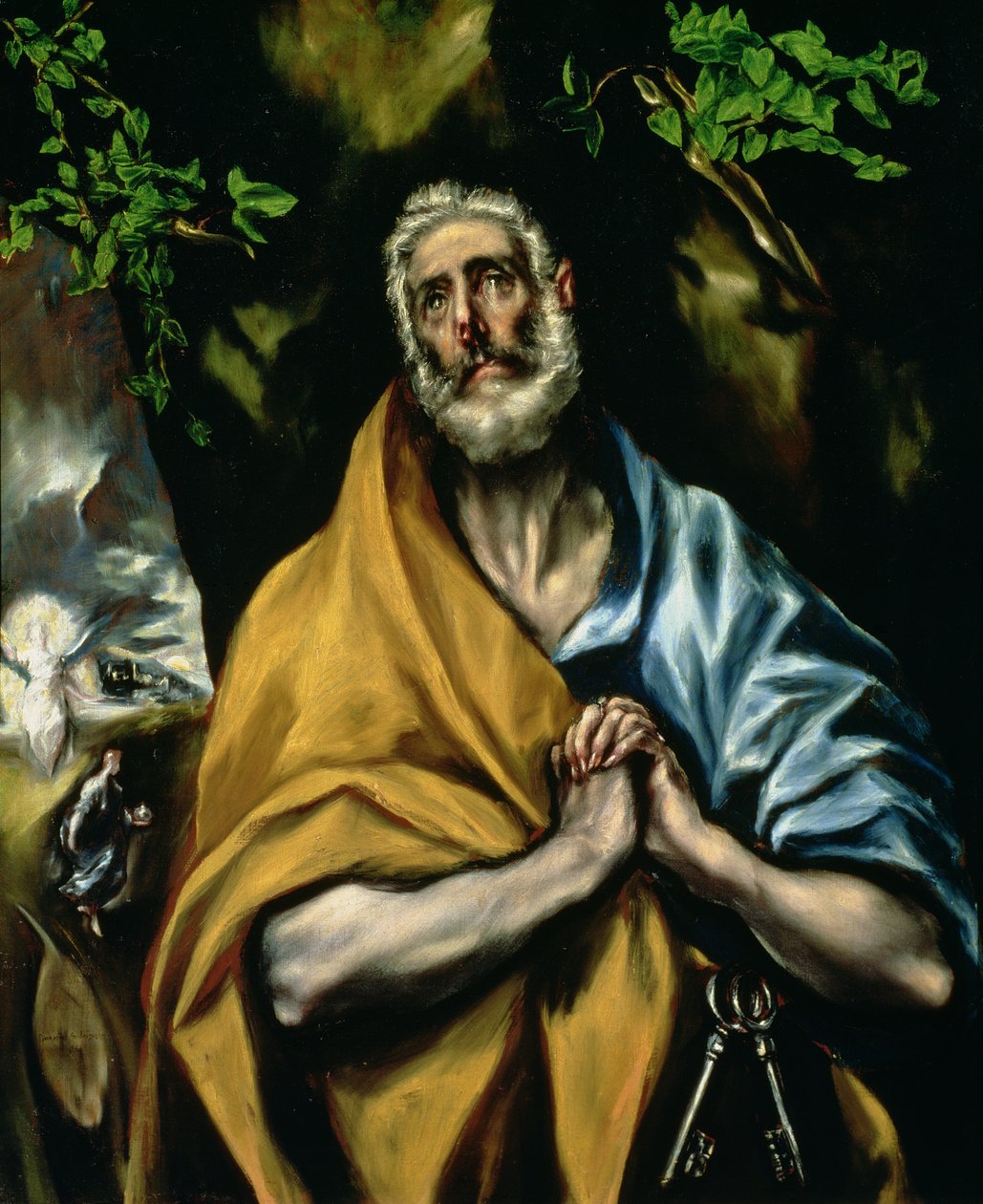 Peters tårer, ca. 1605 af El Greco