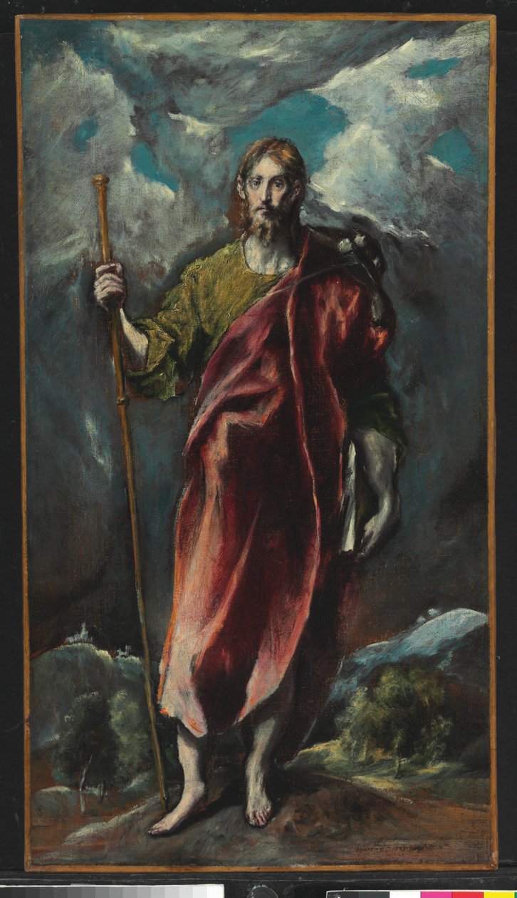 Saint James the Greater (olie på lærred) af El Greco