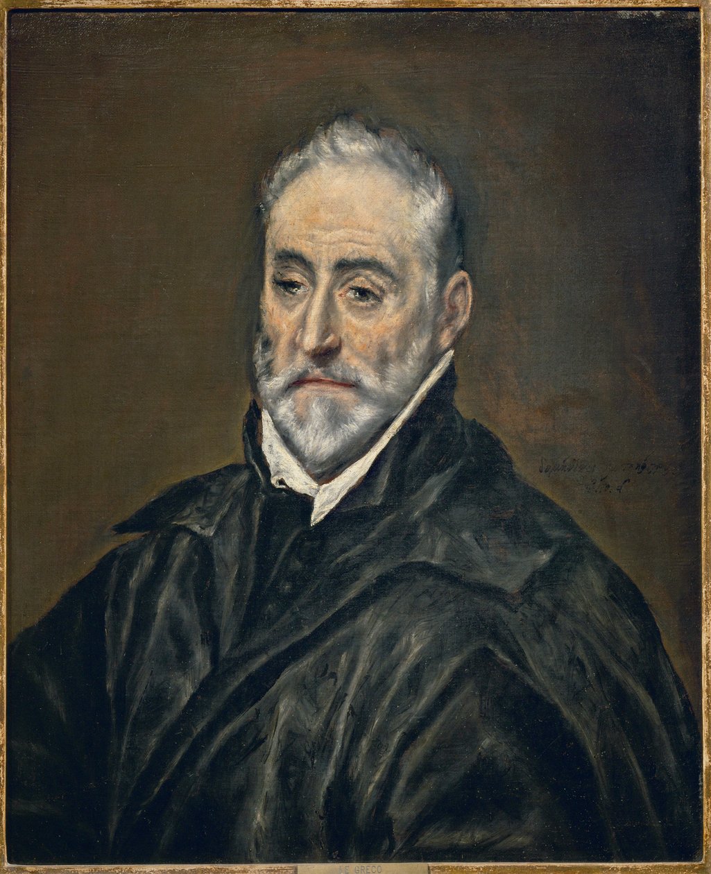 Antonio de Covarrubias y Leiva, teolog, kannik i katedralen i Toledo ... af El (1541 1614) Greco