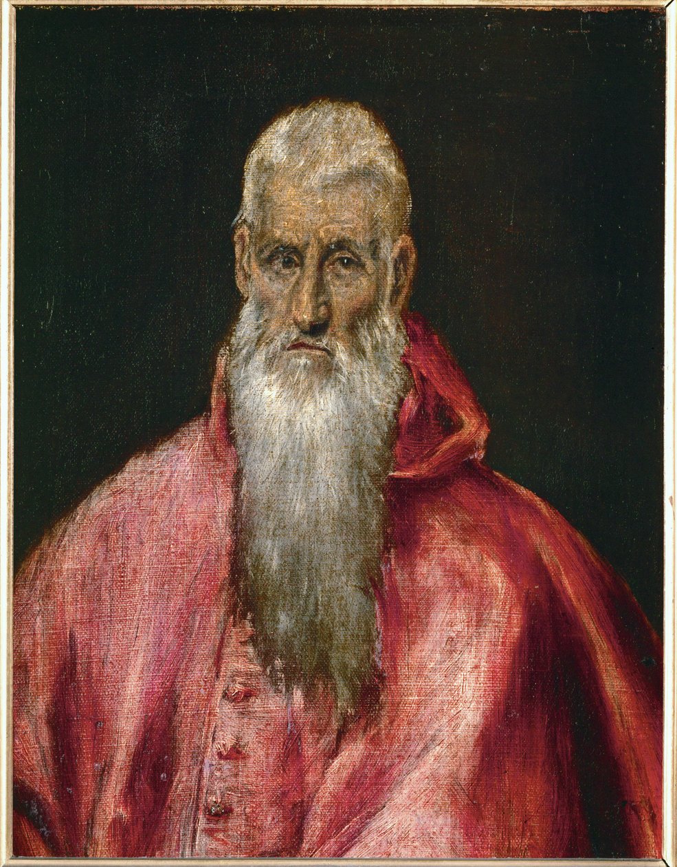 Sankt Hieronymus som kardinal (maleri) af El (1541-1614) Greco
