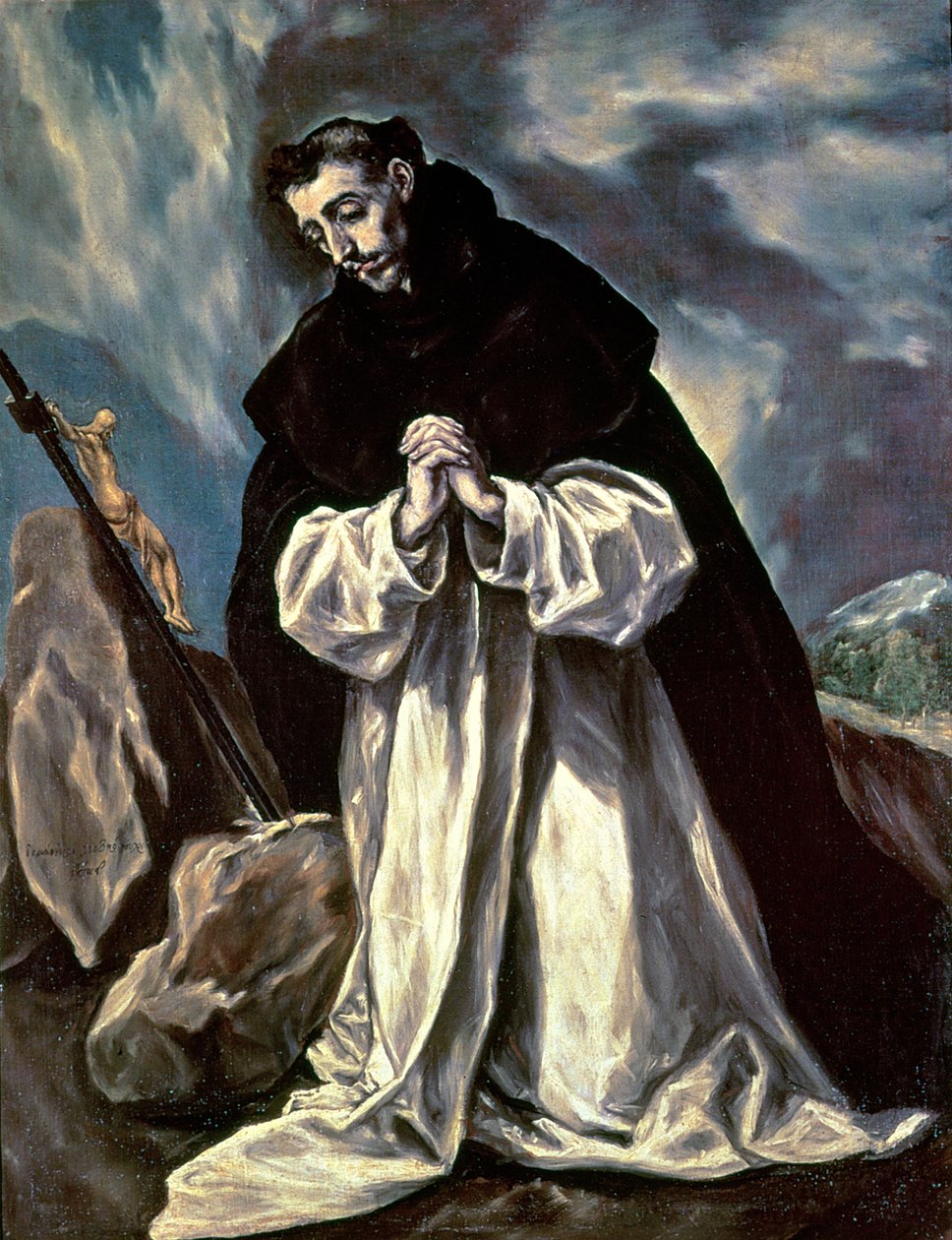 St. Dominic af El Greco