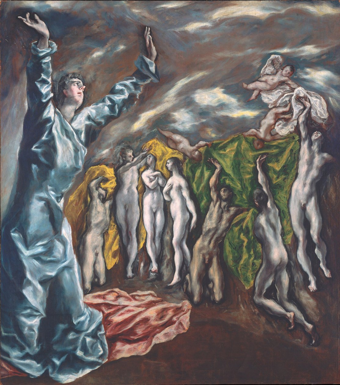 The Vision of Saint John, ca. 1609-14 (olie på lærred) af El Greco