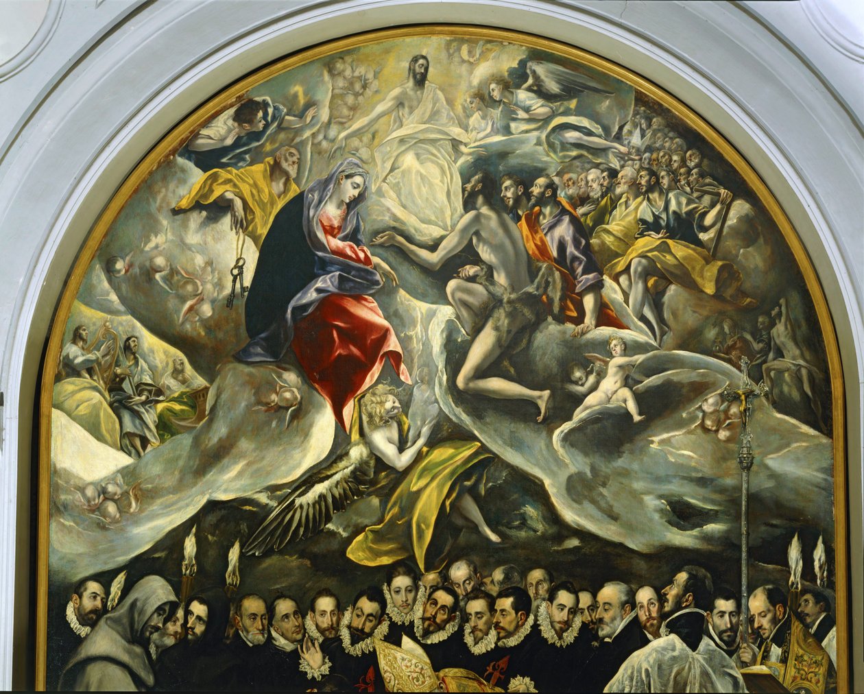 Begravelsen af greven af Orgaz af El (1541-1614) Greco