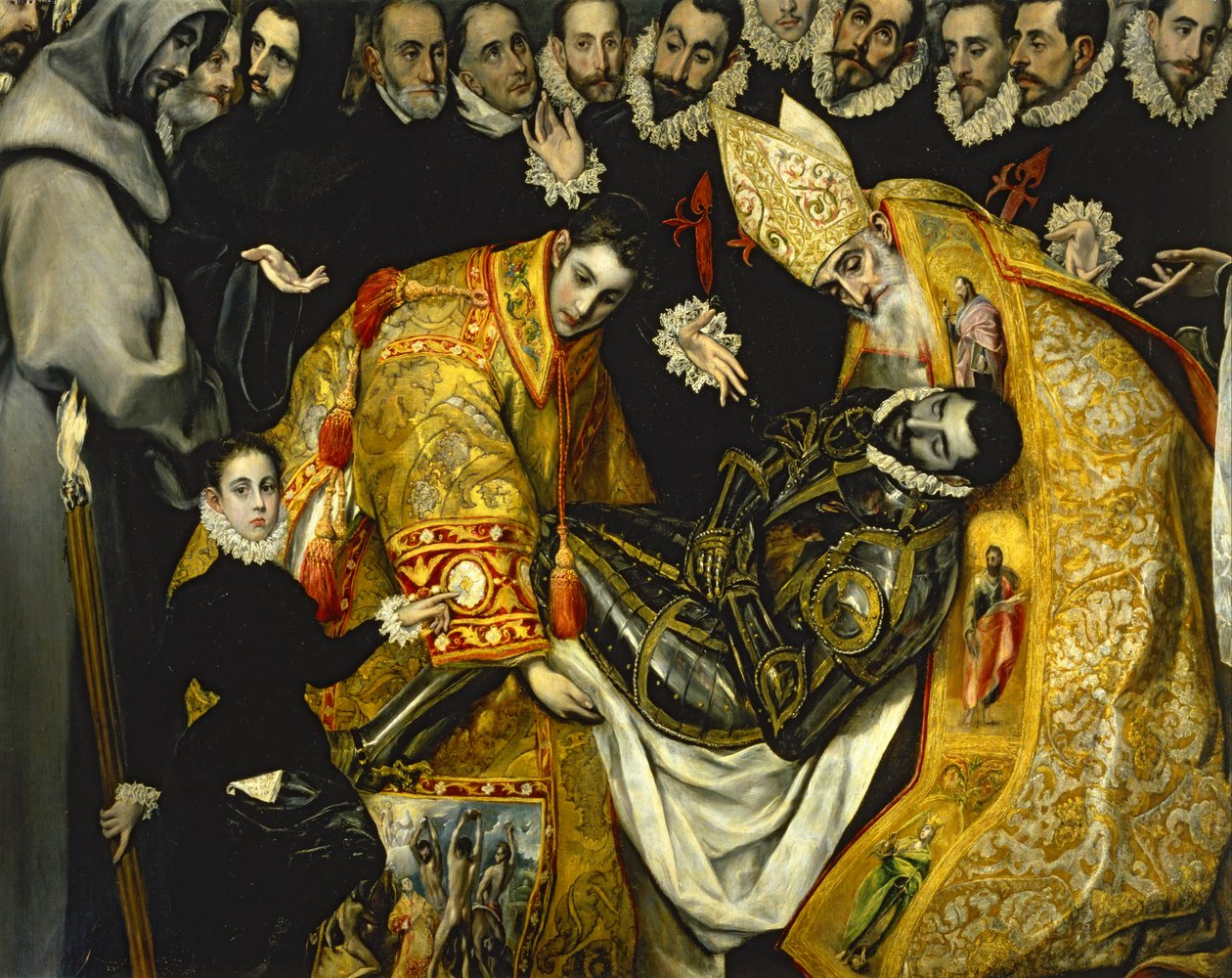 Begravelsen af greven af Orgaz af El (1541-1614) Greco