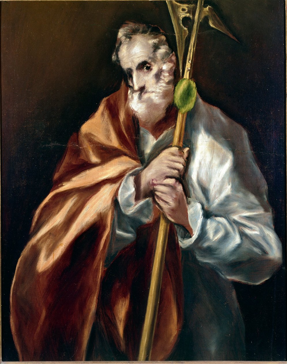 Apostlen Saint Jude Thadee. Maleri af Domenikos Theotokopoulos dit El Greco (1540-1614) af El Greco