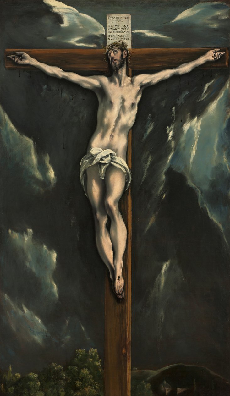 Kristus på korset, ca. 1600-10 (olie på lærred) af El Greco