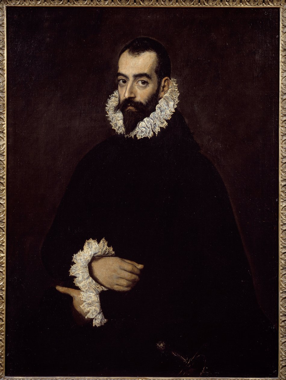 Formodet portræt af hertugen af Benavente Maleri af Domenikos Theotokopoulos dit El Greco (1541-1614) af El Greco
