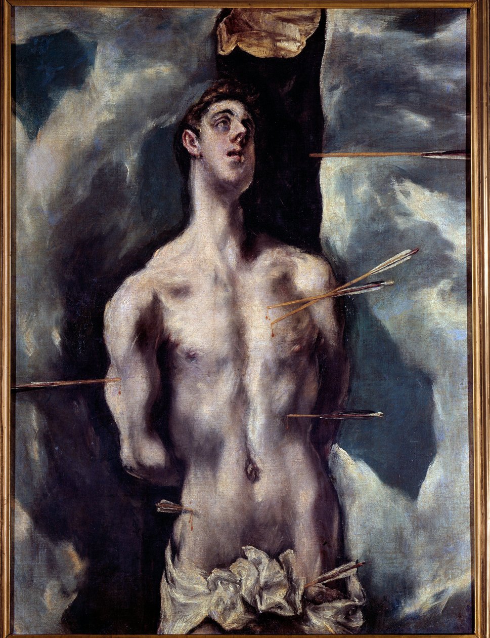 Sankt Sebastian-maleri af Domenikos Theotokopoulos Dit El Greco (1540-1614) af El Greco