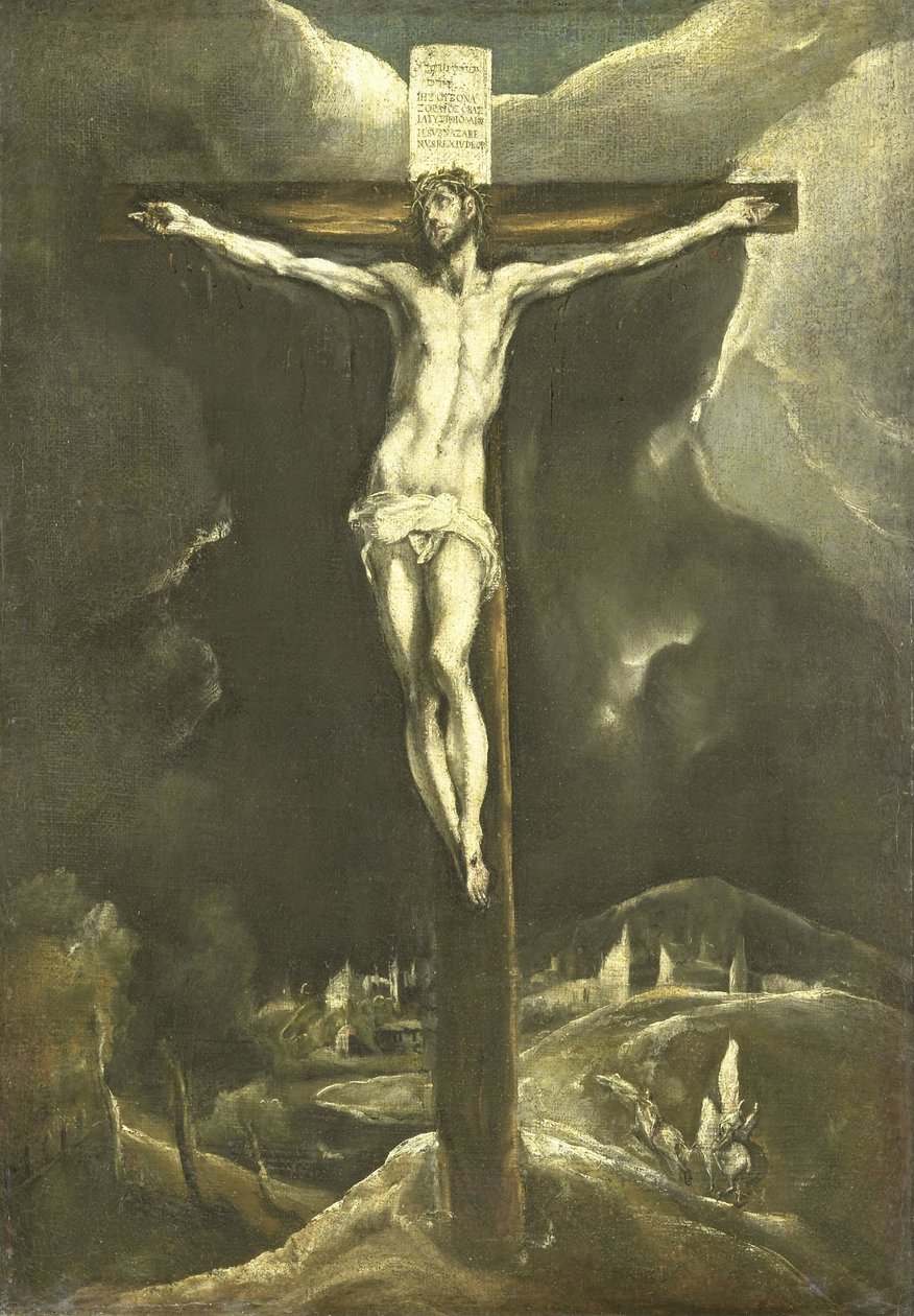 Kristus på korset af El Greco (workshop of)