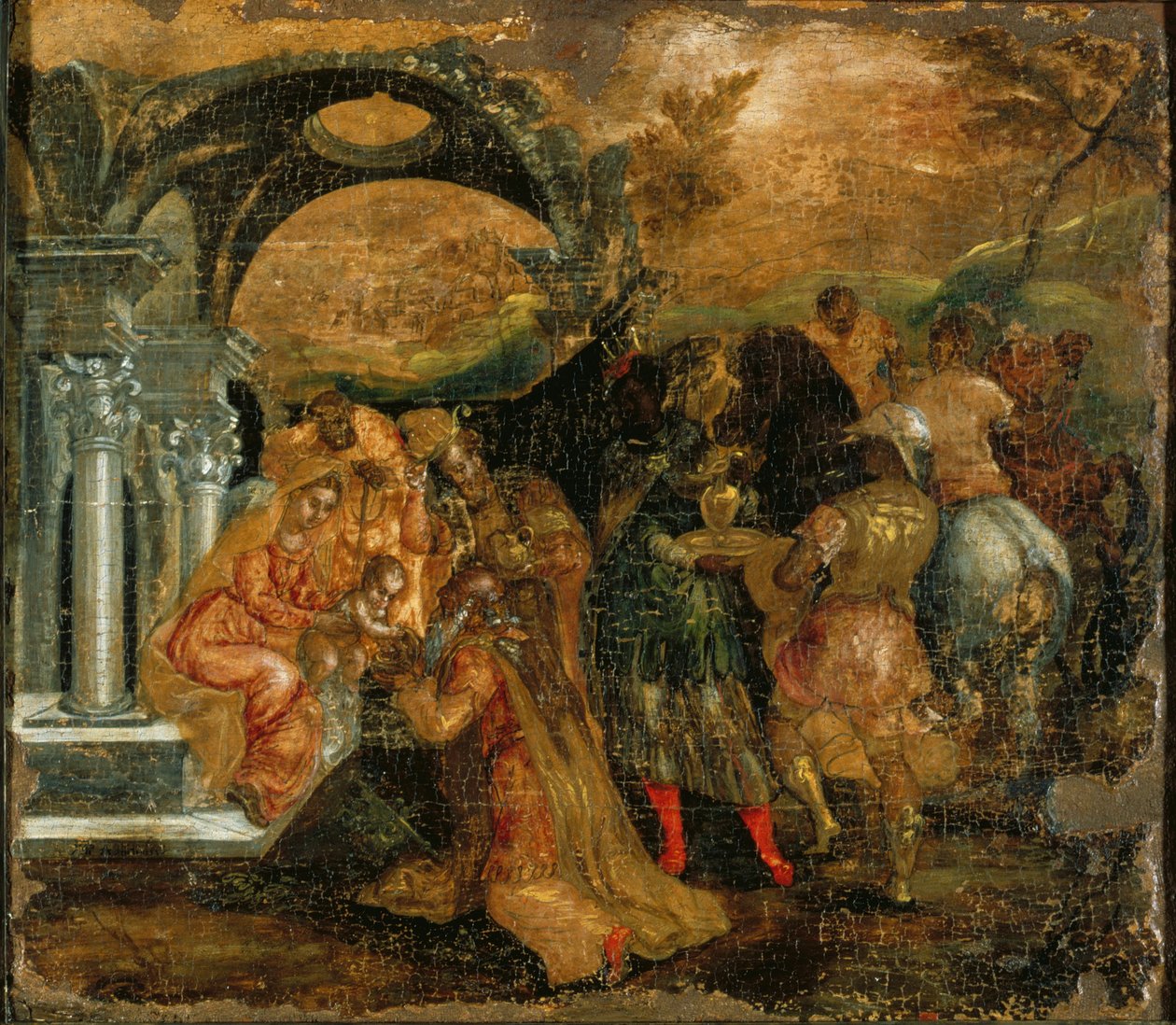 Tilbedelse af de hellige tre konger af El Greco