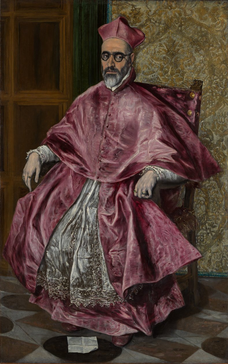Kardinal Fernando Nino de Guevara 1541-1609, ca. 1600. af El Greco