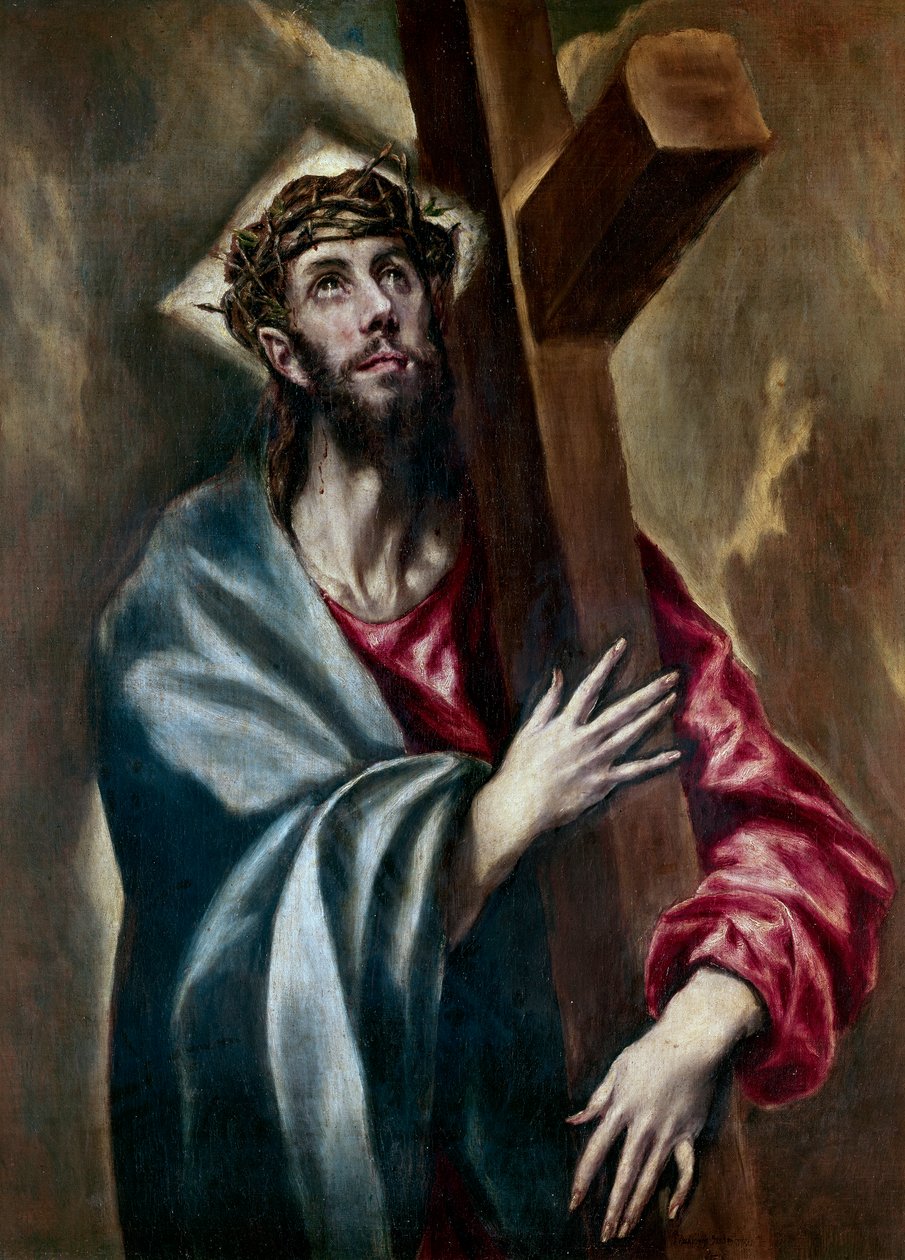 Kristus bærer korset, ca. 1602 af El Greco