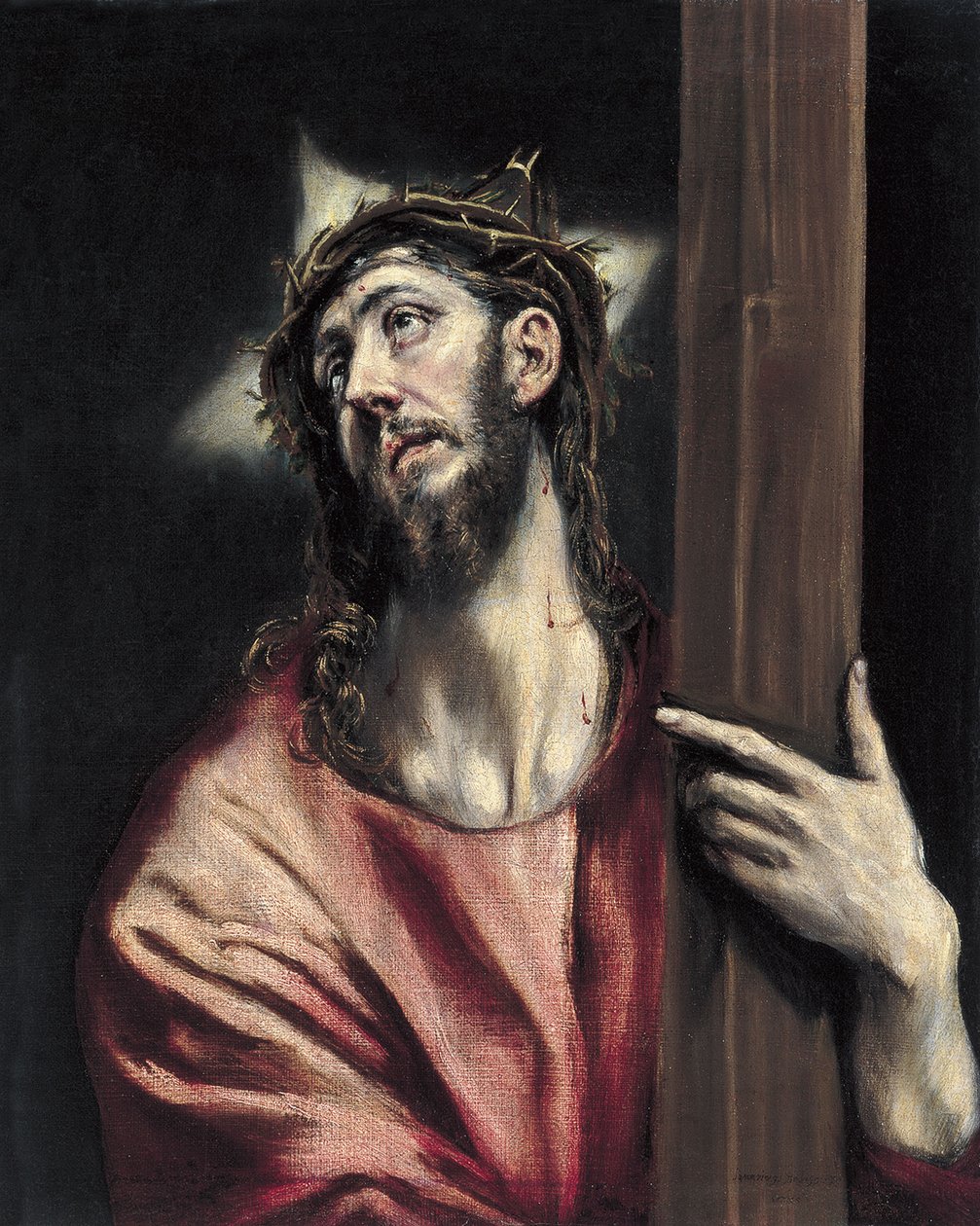 Kristus med korset, ca. 1587-1596 af El Greco