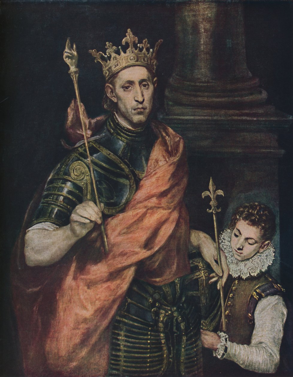 Saint Louis, Saint Louis, c1585 - 1590, 1938 af El Greco