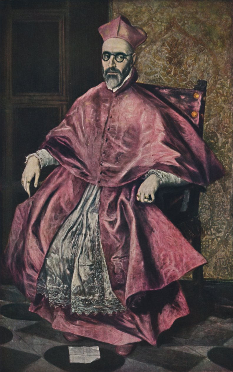Don Fernando Nino De Guevara, Portræt af kardinal Nino de Guevara, 1598, 1938 af El Greco