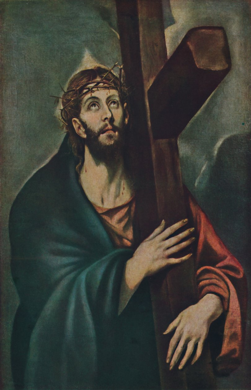 Kristus bærer korset, Kristus bærer korset, c1577-1587, 1938 af El Greco