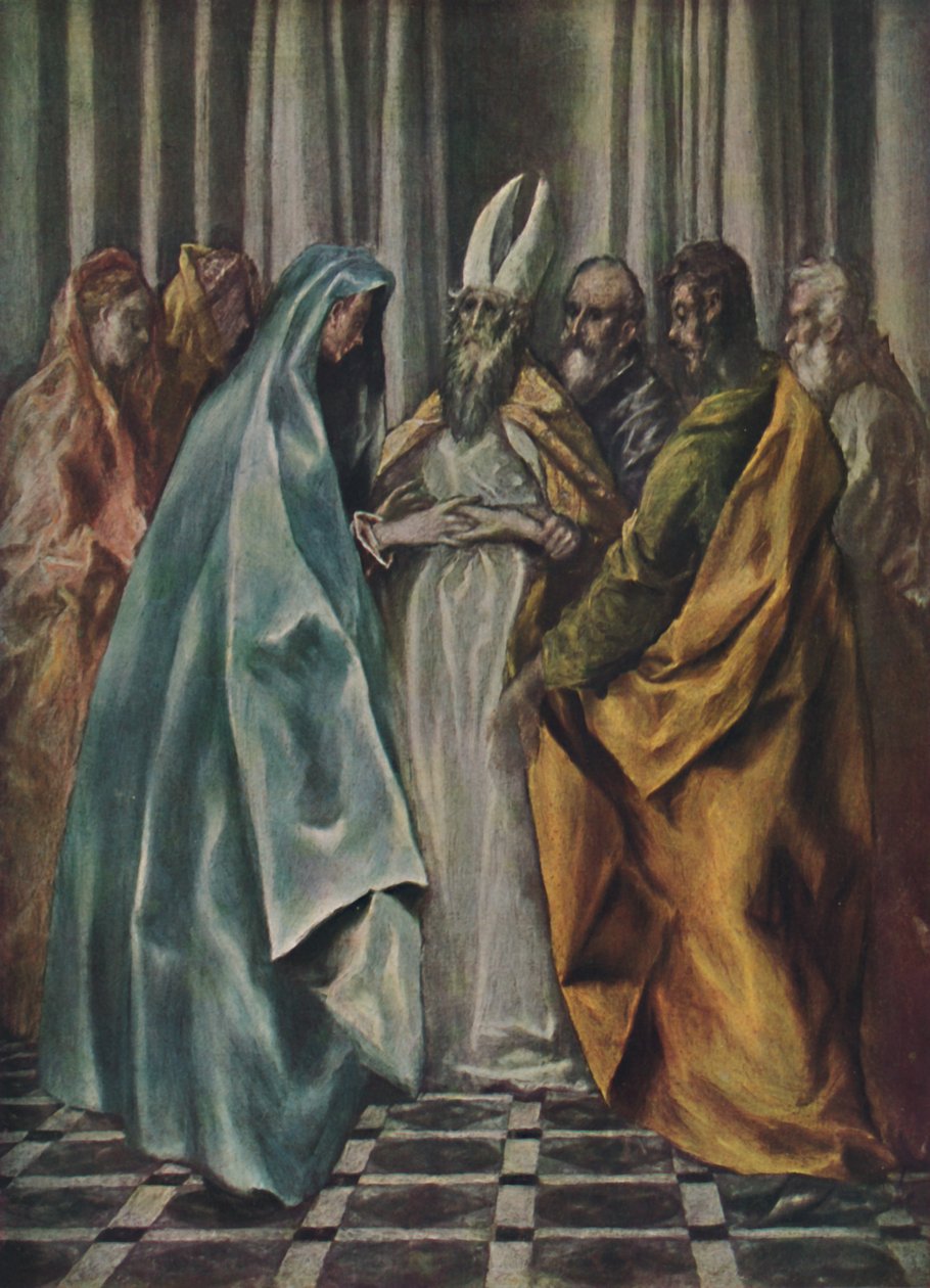 Mariae Verlobnis, Jomfruens trolovelse, c1600-1614, 1938 af El Greco