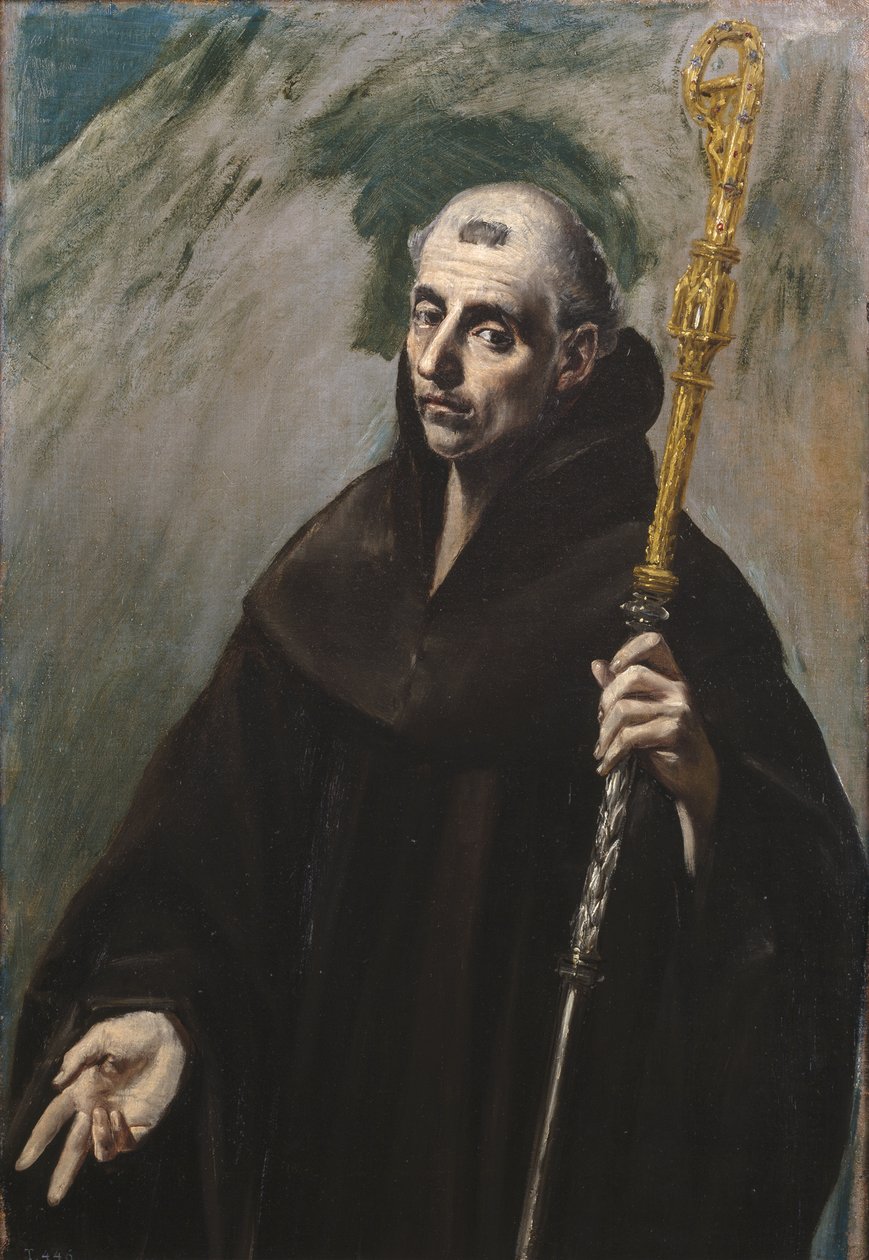 Sankt Benedikt af Nursia, 1577-1579 af El Greco