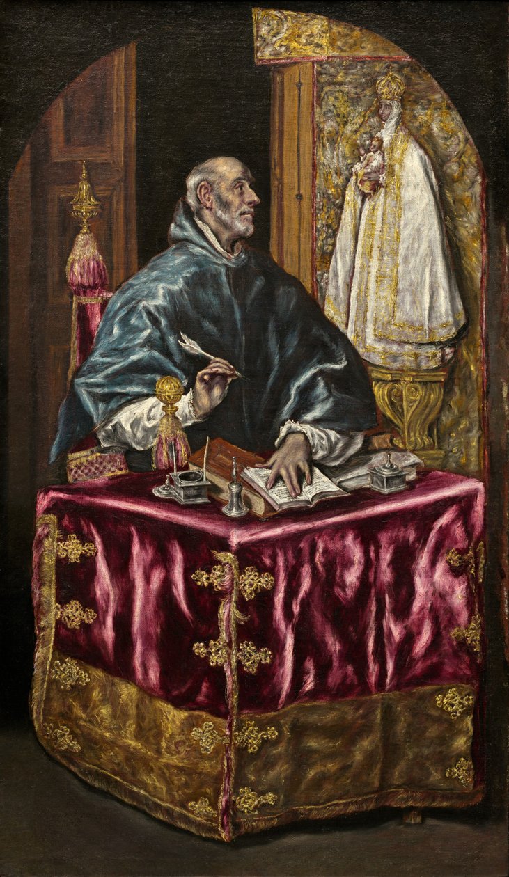 Sankt Ildefonso, ca. 16031614. af El Greco