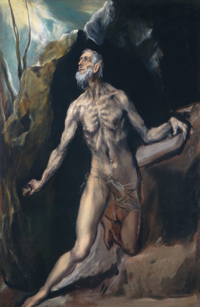 Sankt Jerome af El Greco