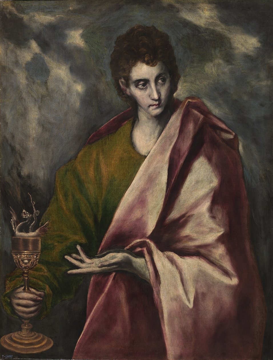 Sankt Johannes evangelisten, ca. 1605 af El Greco