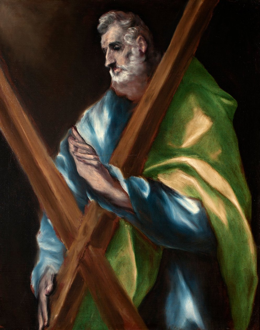 Spansk: San Andrés Apóstol Sankt Andreas af El Greco