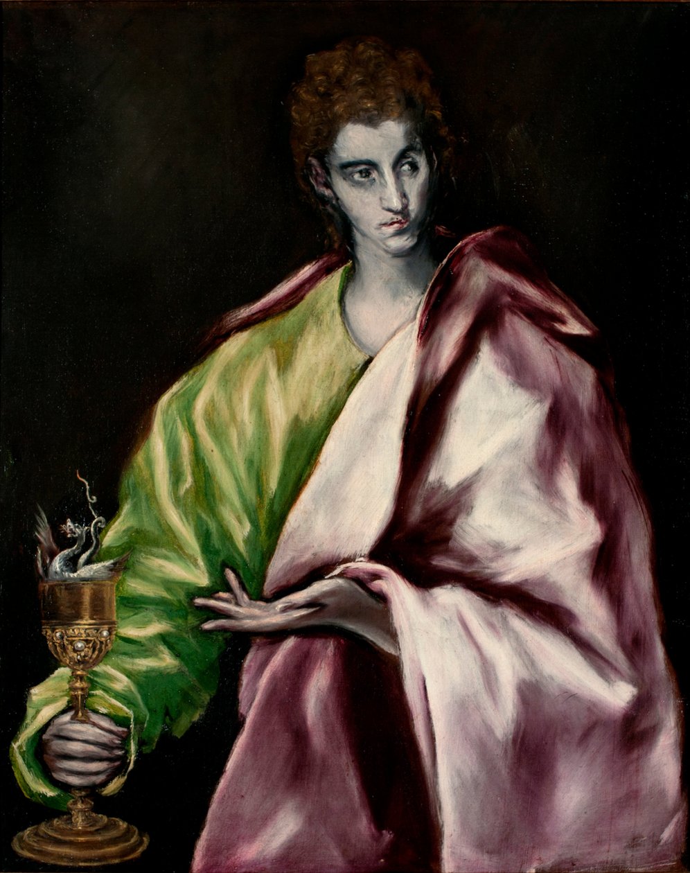 Spansk: San Juan Evangelista Sankt Johannes Evangelisten


































" af El Greco