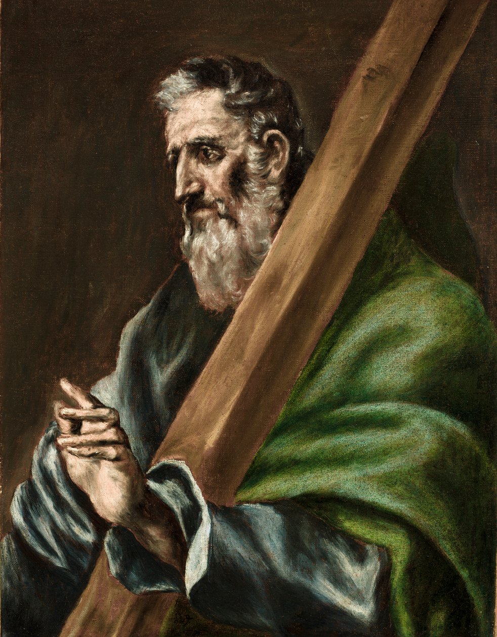 Apostlen Sankt Andreas, ca. 1600 af El Greco