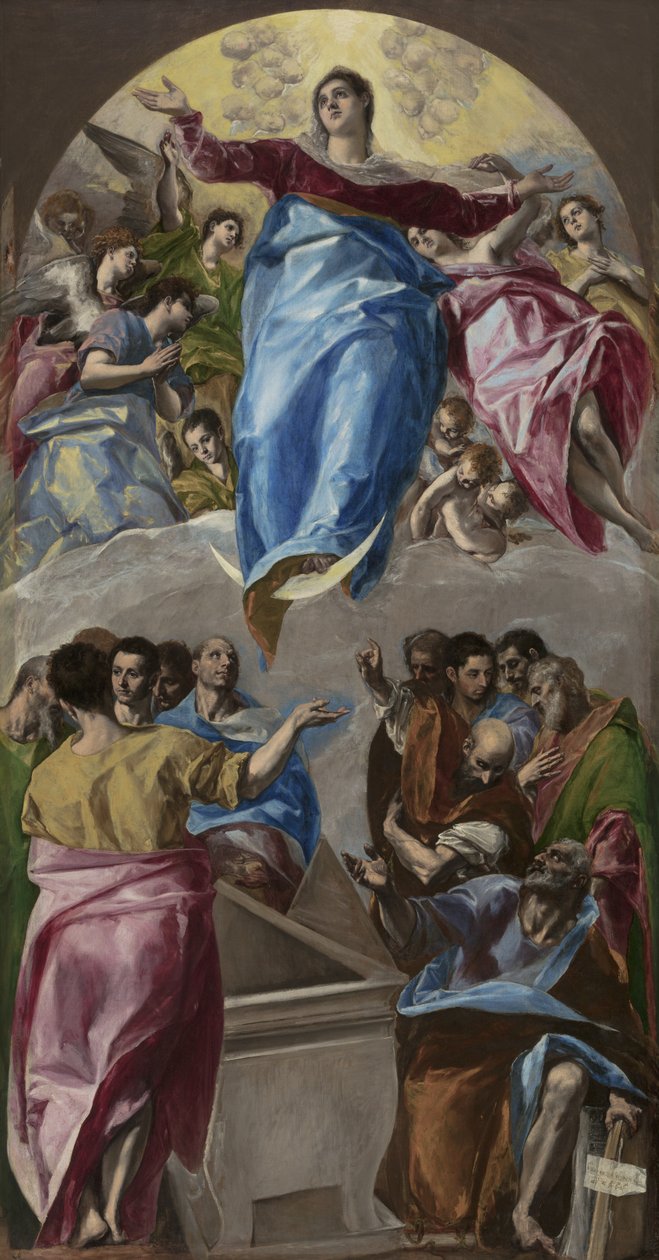 Jomfru Marias himmelfart af El Greco