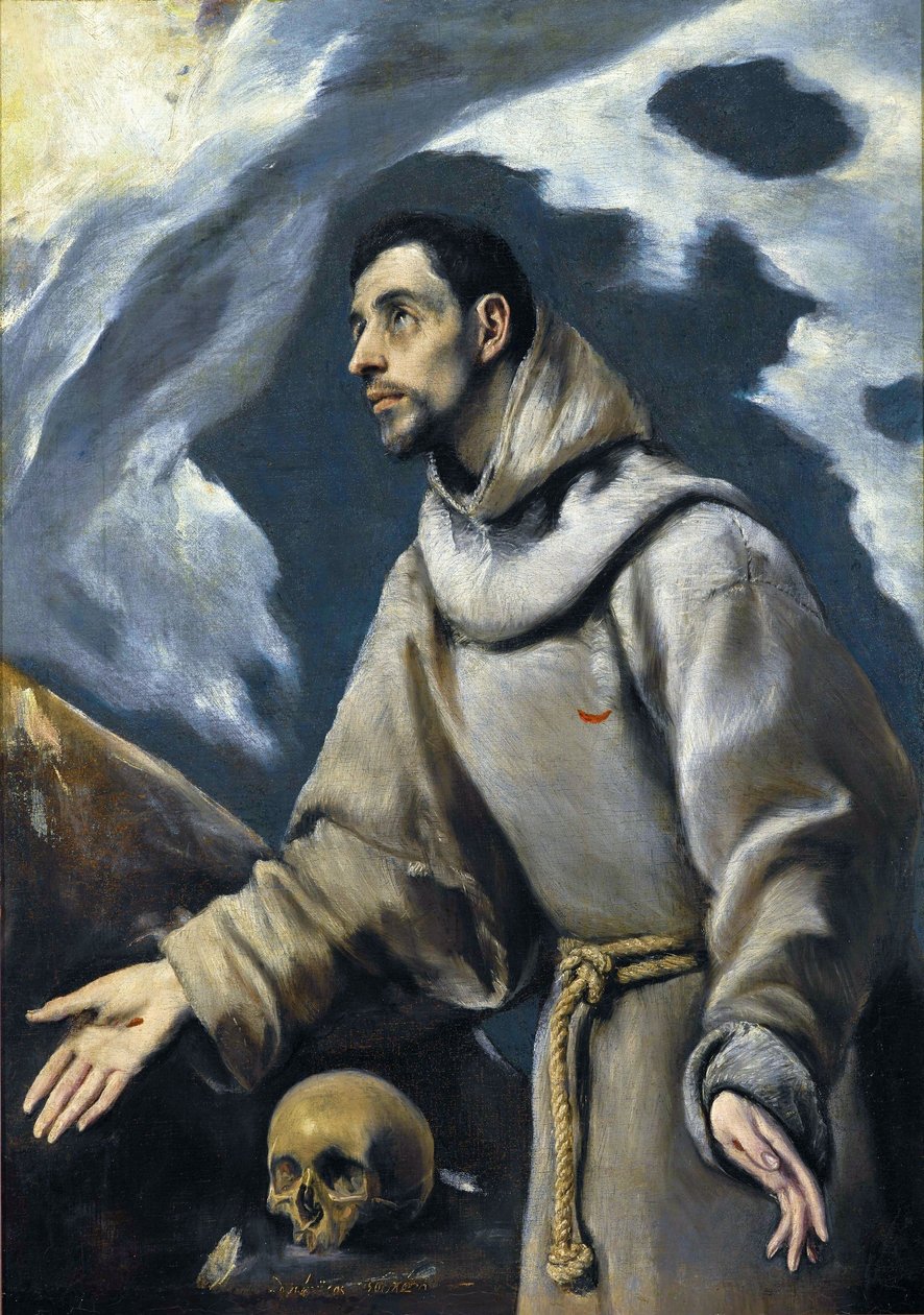 Den hellige Frans af Assisis ekstase. af El Greco